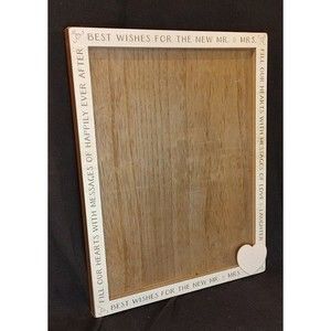 🤵👰Best Wishes For the New Mr and Mrs👰🤵Wood Wedding Note Box 14"x18"